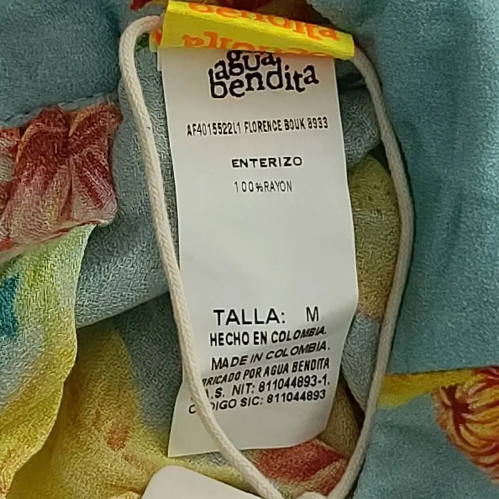 NWT Agua Bendita Florence Bouk Multiway Jumpsuit Size M - Picture 16 of 16